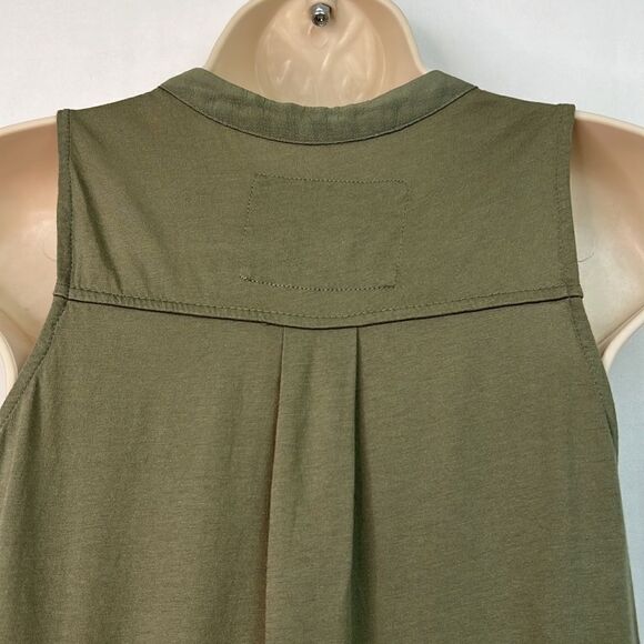 Maeve by Anthropologie Olive Green sleeveless tunic top size XS EUC - Picture 10 of 15